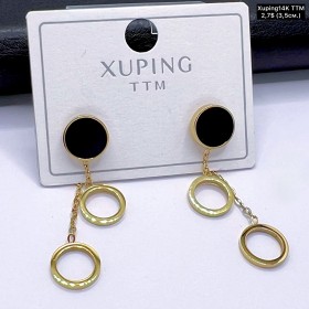Сережки Xuping14К 10782 (3,5см.) TTM